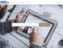 Tablet Screenshot of classgap.com